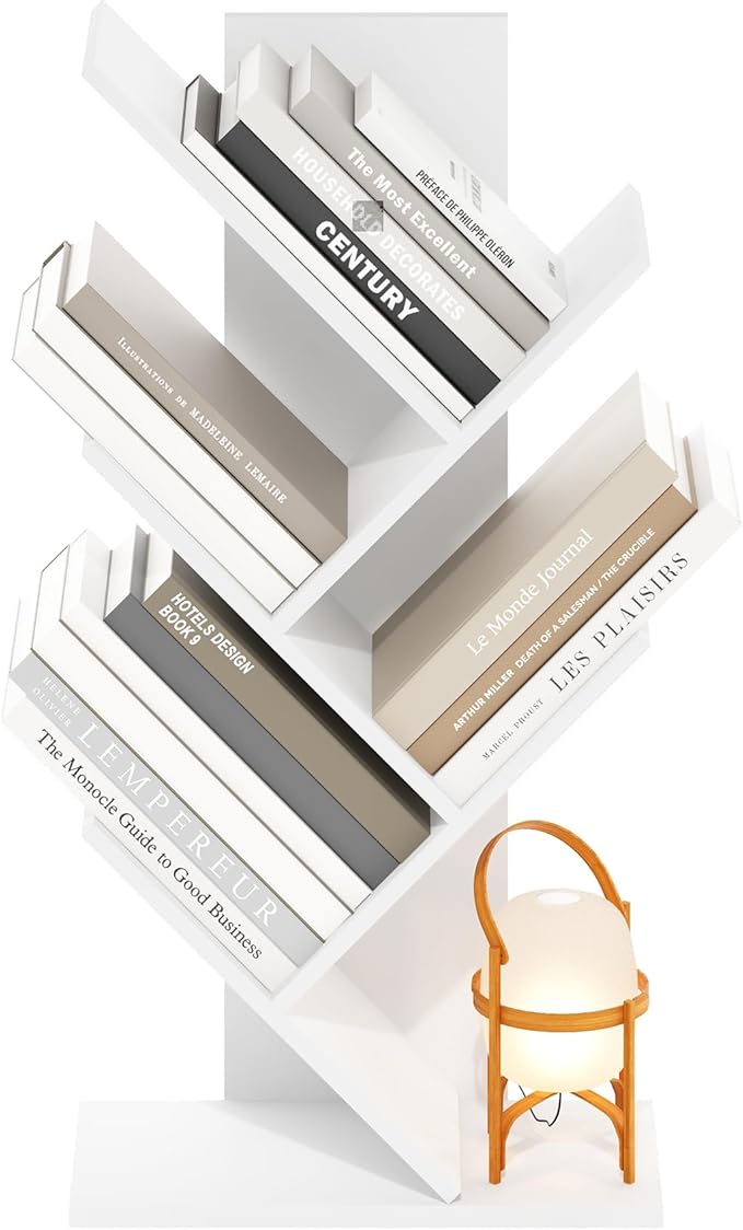 Furinno Tree Book Shelf, 5-Tier Bookshelf