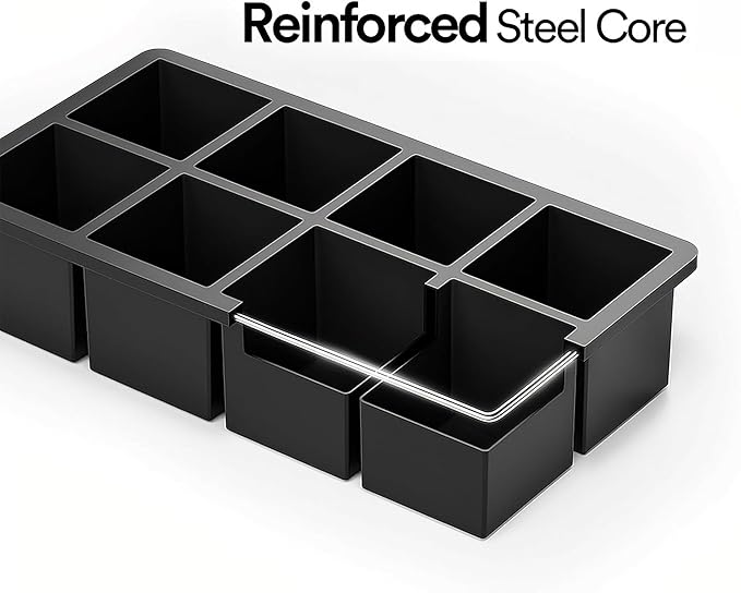 Ice Cube Molds – 2-Pack Silicone Trays