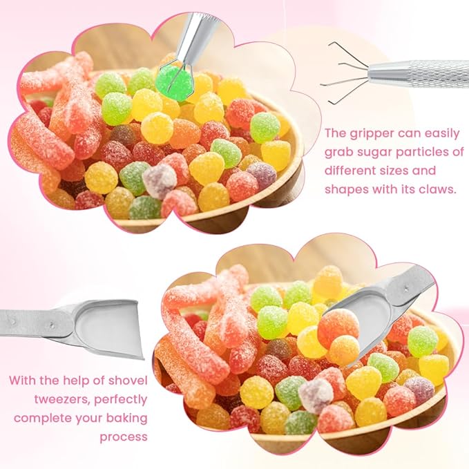 4 PCS Sprinkles Tools for Cake Decorating, Sprinkle Pen Pearl Grabber