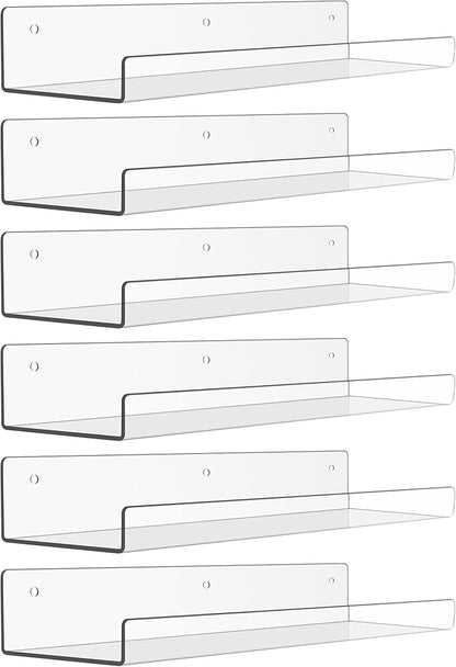 upsimples 6 Pack Acrylic Shelves