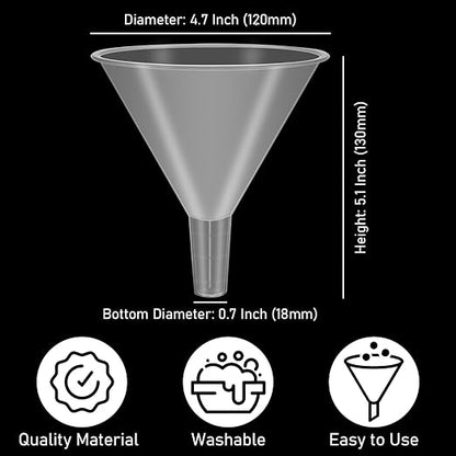 RHBLME 20 Pack Multipurpose Funnels