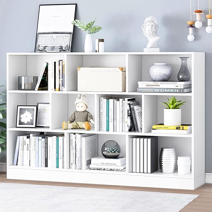 IOTXY Open Shelf Low Bookcase