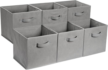 Amazon Basics Collapsible Fabric Storage Cube Bins Organizer