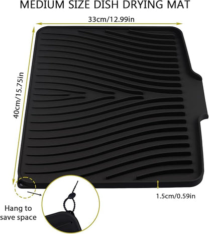 Silicone Drying Mat, Heat-Resistant, Eco-friendly, Hygienic Drying Pad