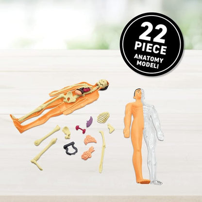 Abacus Brands Virtual Reality Human Body Gift Box- Illustrated Interactive VR Book and STEM Learning Activity Set - for Ages 8 and Up