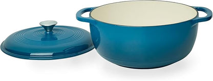 Mercer Culinary Enameled Cast Iron Round Dutch Oven, 6 qt.