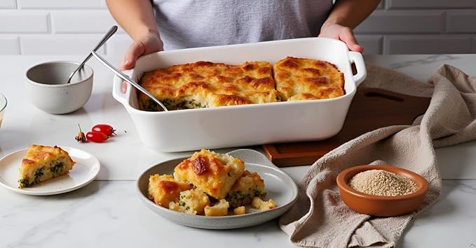 Sweejar Ceramic Bakeware Set, 9x13 Rectangular Baking Dish
