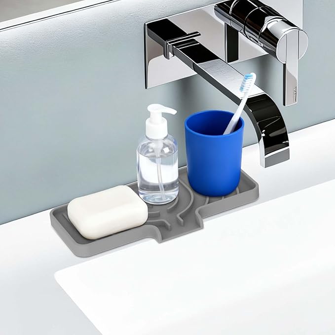JACZZO Silicone Sponge Holder for Kitchen Sink