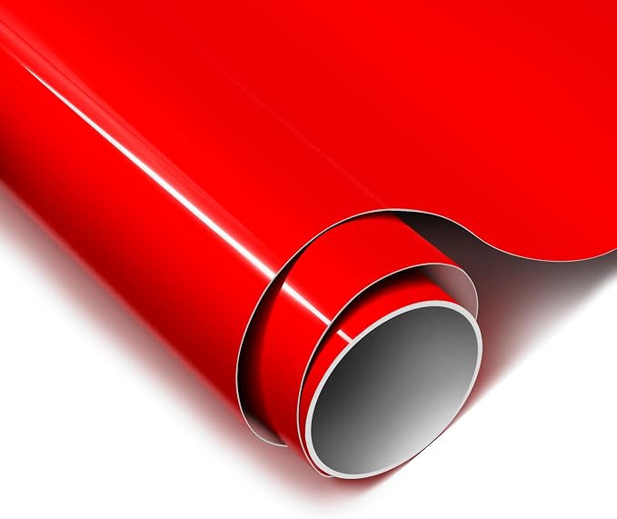 ColorFusion PPF by VViViD, Gloss Dragon Fire Red Dry Apply PPF Vinyl Car Wrap Roll 20ft x 5ft