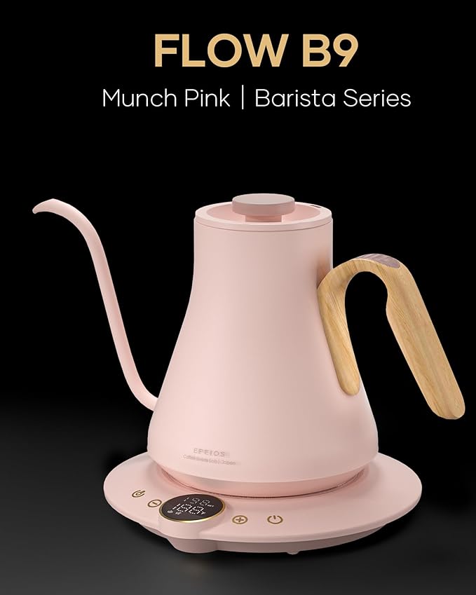 Cocinare FLOW B9 Gooseneck Electric Kettle, Precise Temperature Control