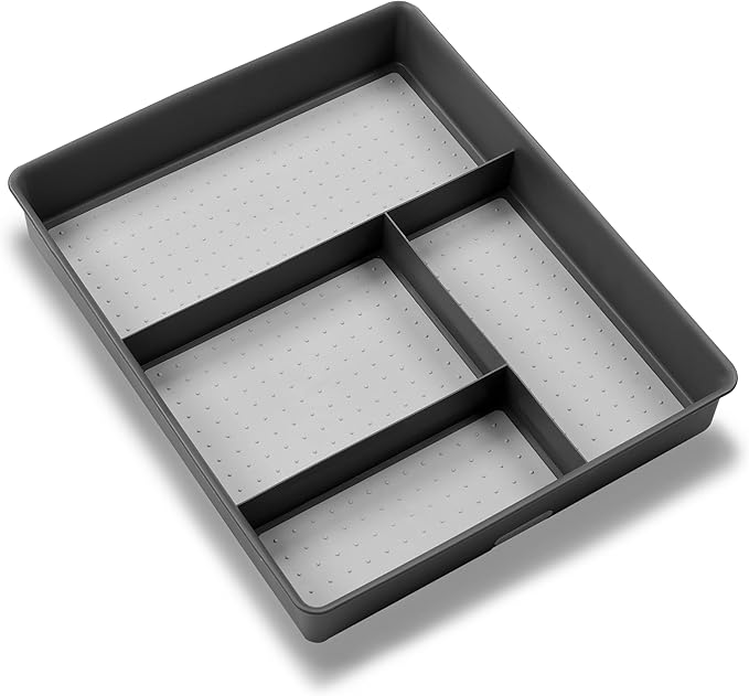 madesmart 4 Compartment Drawer Organizer, Office Tools, & Small Household Items