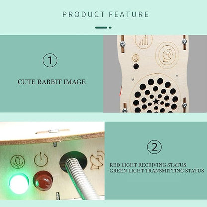 STEM Toys for Kids DIY Walkie Talkies for Kids Age 8-14, Build Your Own Walkie Talkies STEM Kits, Electronic Circuits Projects Christmas Birthday Gifts