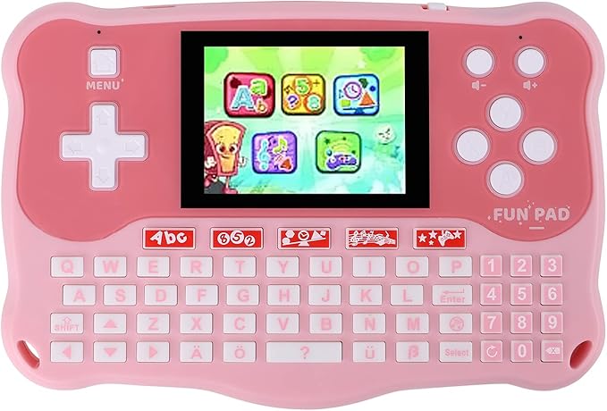 Kids Tablet/Baby Learning Pad with 102 Activities/Toddler Tablet with ABC/Words/Music/Math Interactive Educational Electronic Toys Gifts Handheld Game for Preschool Boys Girls Ages 3-12