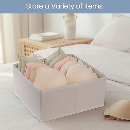 Criusia Drawer Organizer Clothes, 24 Pack Underwear Drawer Organizers, Foldable