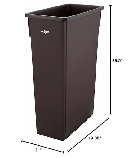 Winco Slender Trash Can