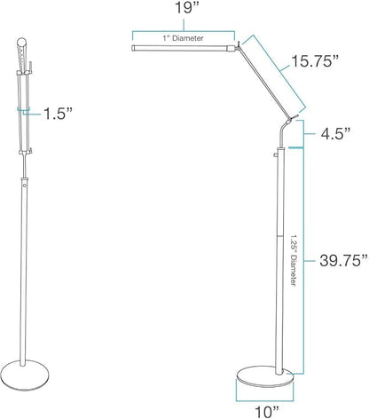 Cocoweb High Powered, LED Floor Lamp