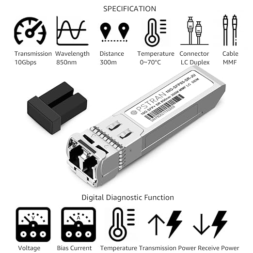 OPSTRAN 10GBASE-SR SFP+ Optical Transceiver Module Compatible