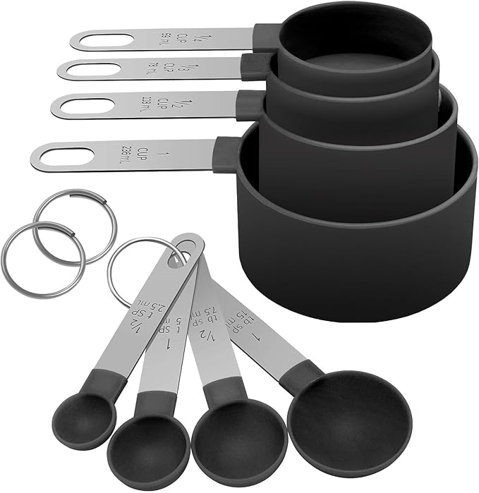Measuring Cups Set Measuring Spoons Set, Nesting Measure Cups