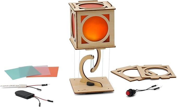 KiwiCo Levitating Lantern - Physics and Tensegrity Science Kit for Kids 9+