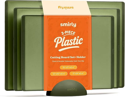 SMIRLY Plastic Cutting Board Set
