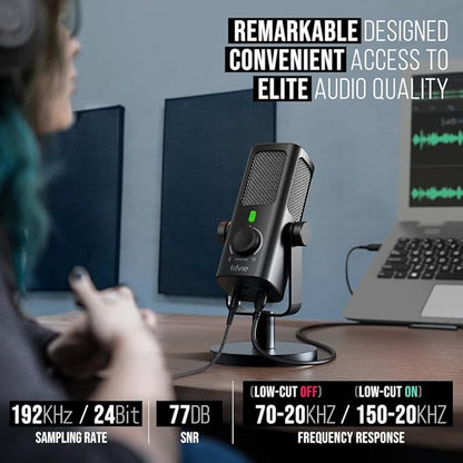 FIFINE USB-Podcast-Condenser-Microphone