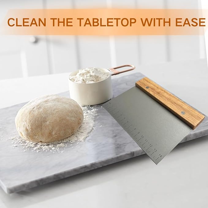Basic Multi-Purpose Stainless Steel Scraper/Pizza Cutter/Spice Cutter/Premium