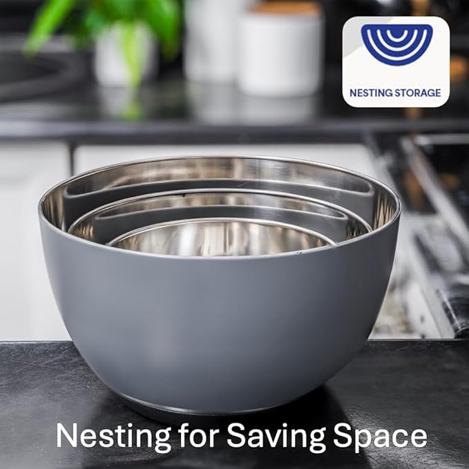 WHYSKO® Stainless Steel Mixing Bowls
