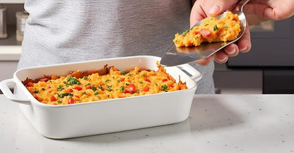 Sweejar Ceramic Bakeware Set, 9x13 Rectangular Baking Dish