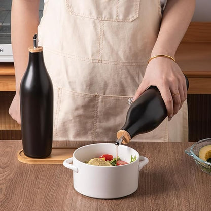 Sweejar Matte Ceramic Olive Oil Dispenser Bottles