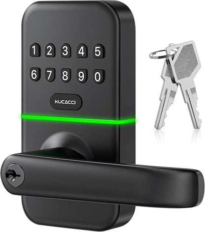 Smart Door Handle Lock with Keypad: Kucacci Keyless Entry Digital Knob