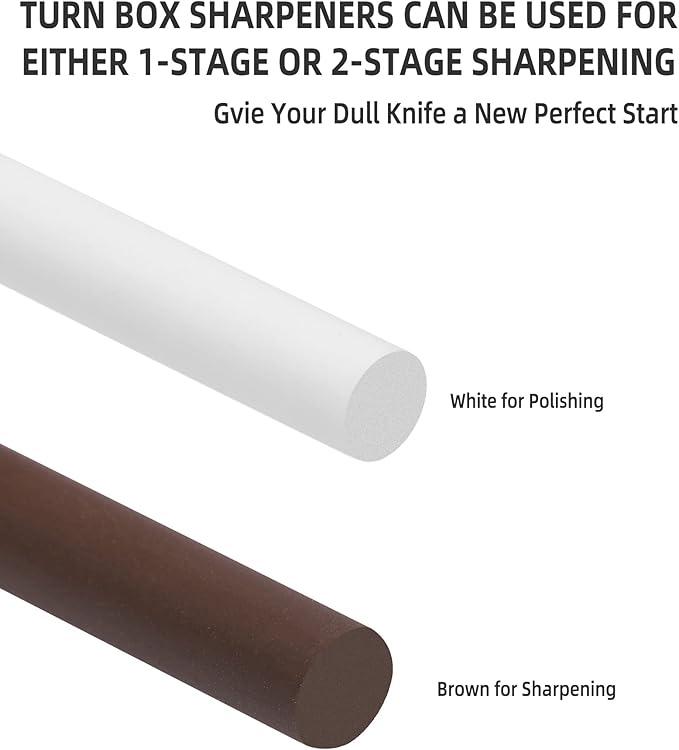 4-Rod Turn Box, Ceramic Sharpener Rod from Kitchen Sharpening Tool, Portable