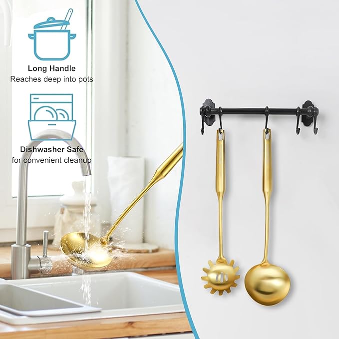 Gold Soup Ladle