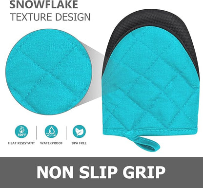 1 Pair Short Oven Mitts