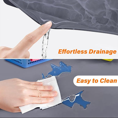 FLATO Waterproof Under Sink Mat 19" x 19" Shelf Liner