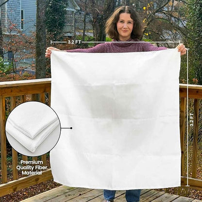 Prepared Hero Emergency Blanket - 1 Pack - Fiberglass Fire Suppression Blanket for Kitchen, Home 39” x 39”
