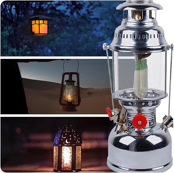 10pcs Propane Lantern Mantles String Tie Lantern Mantles for Outdoor Camping Lantern Natural Fueled Lanterns