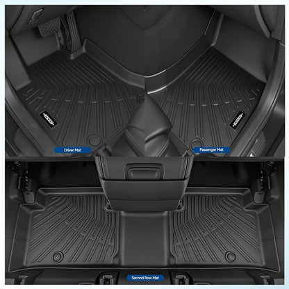 Custom Fit Floor Mats for Toyota Venza 2021-2026, All Weather TPE Floor Liners with Trunk Mat & Backrest Protectors, Odorless Full Set Interior Accessories