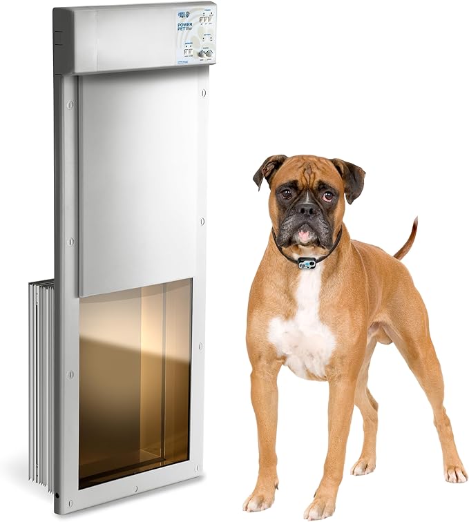 Power Pet, Fully Automatic Pet Door, Wall Mount, by High Tech Pet Brand. Pet