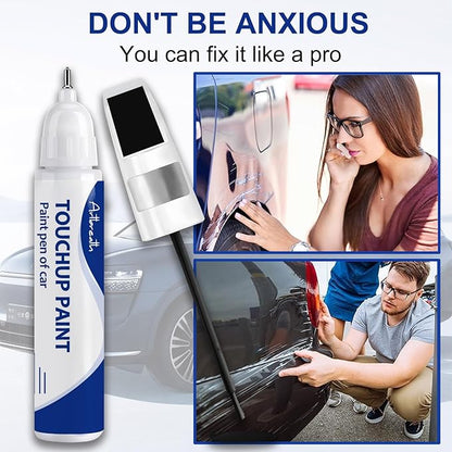 Downpour Metallic(GXP/WA136H) Touch Up Paint for GMC-Exact Match–Chips and Nicks Car Paint Scratch Repair Kit Automotive Paint Pen for Sierra 1500/2500 HD/Acadia/Canyon/Savana/Terrain