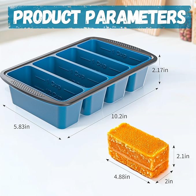 GORCI Silicone Freezer Tray
