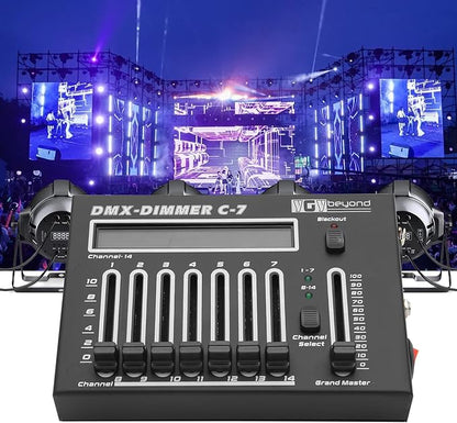 Ygybeyond DMX-C7Controller, Controller, Stage Lighting Equipment & Accessorie