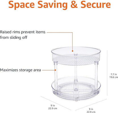 Amazon Basics Lazy Susan Turntable Organizer