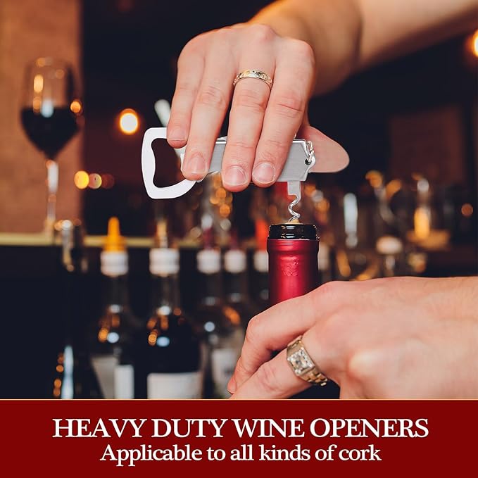 Ziliny 48 Pcs Bottle Opener Keychain Bulk Wine Bottle Beer Opener Keychain