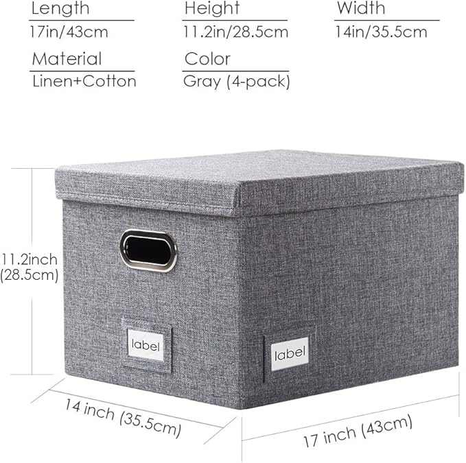 PRANDOM File Organizer Box