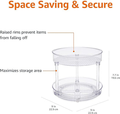 Amazon Basics Lazy Susan Turntable Organizer