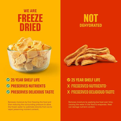 Freeze-Dried Mangoes ??#10 Can | 25-Year Shelf Life | Emergency Food Storage & Snacking