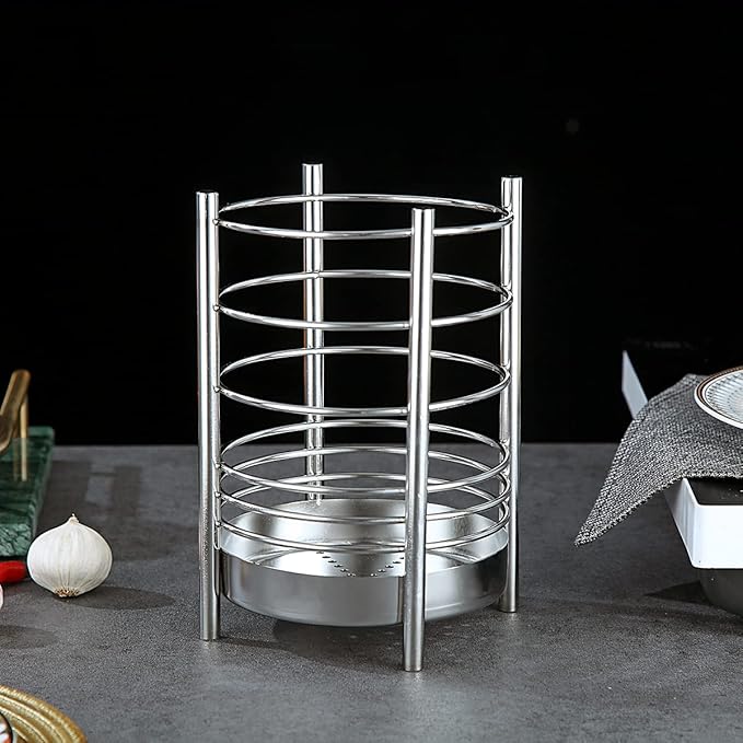 Kitchen Utensil Holder for Kitchen Counter, Stainless Steel Utensil Crocks