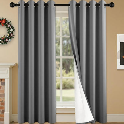 100% Blackout Curtains 108 Inch Length