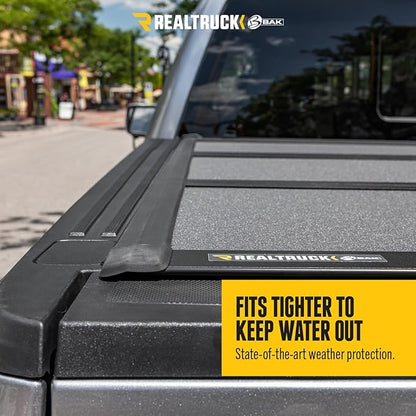 RealTruck BAK BAKFlip MX4 Hard Folding Truck Bed Tonneau Cover | 448409T | Fits 2007-2021 Toyota Tundra w/OE Track System 5' 7" Bed (66.7")