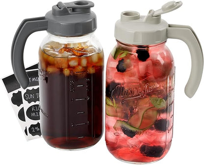 Soligt Glass Mason Jar Pitcher
